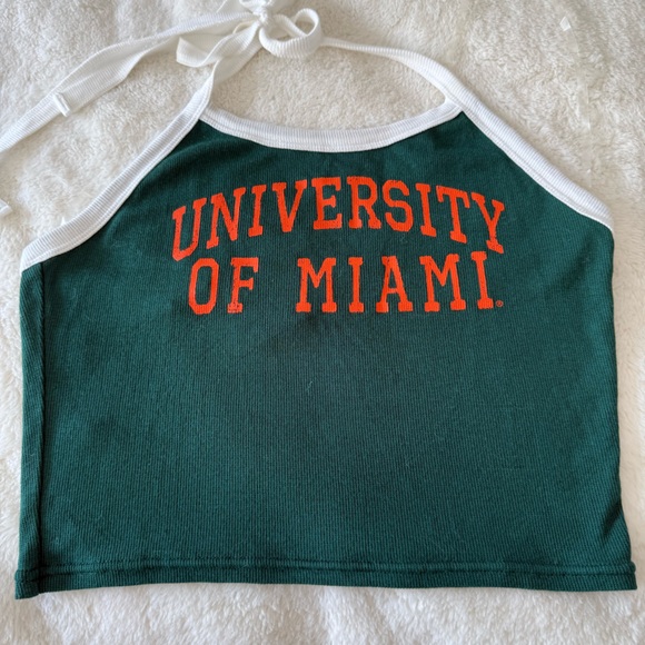 Tops - University of Miami Halter Top